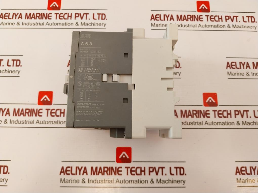 Abb A63-30 Magnetic Contactor 1000V~ Ac/Dc Iec/En 60947-4-1