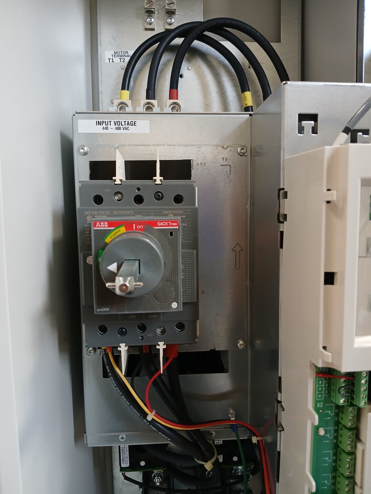 Abb Ach580-bcr-124A-4+F267 Hvac Enclosed Industrial Control Panel 100 Hp 100Ka