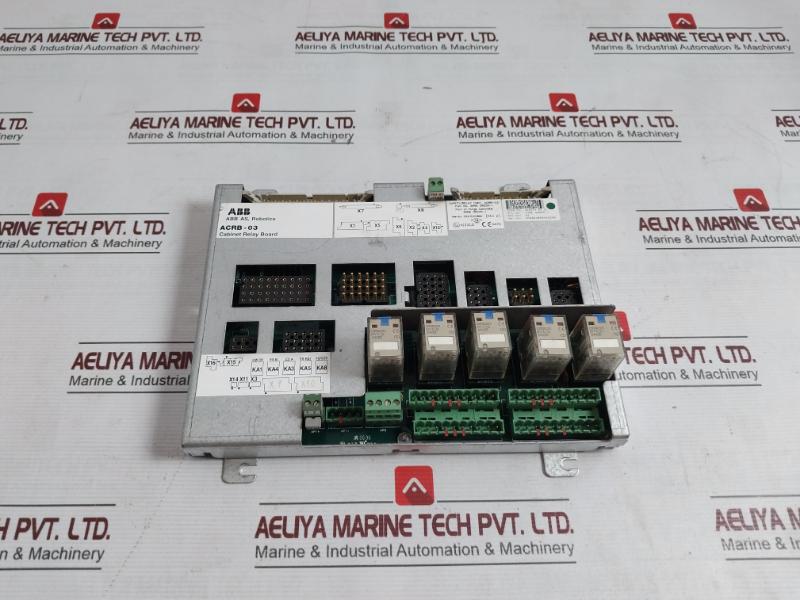Abb Acrb-03 Cabinet Relay Board 3Hne 08250-1, Kks 564.16-1103-p6 Rev.No:04 94V-0