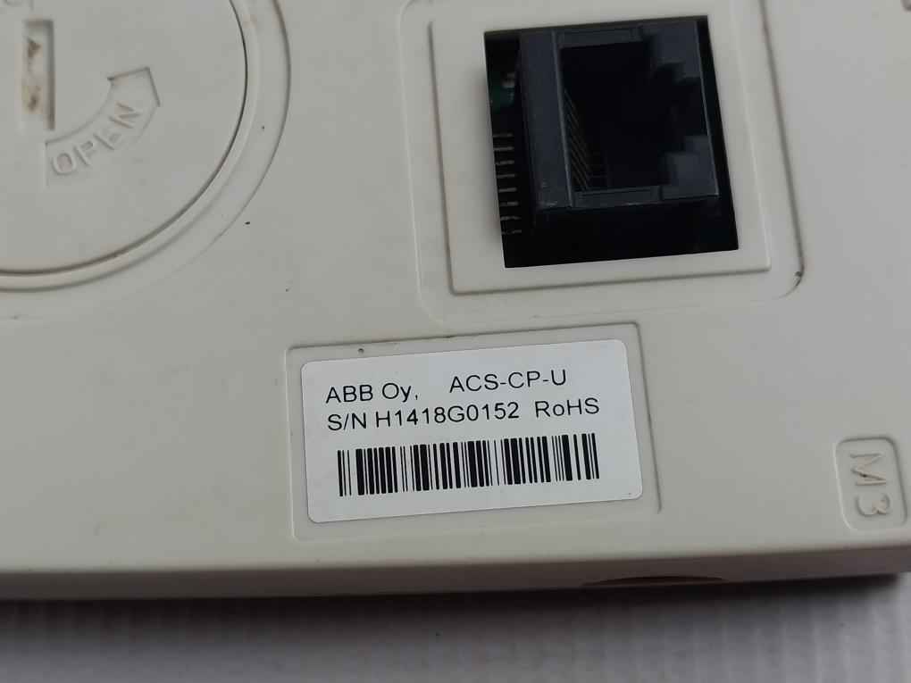 Abb Acs-cp-u Control Panel With Lcd Display