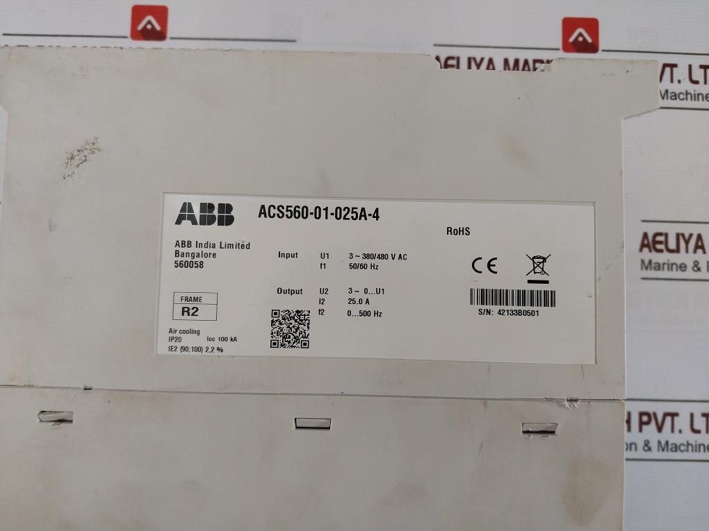 Abb Acs560-01-025A-4 General Purpose Low Voltage Ac Drives 11Kw 25A