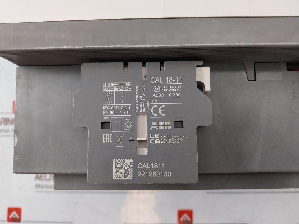 Abb Af460-30-11 Contactor 700A 1000V Ip20