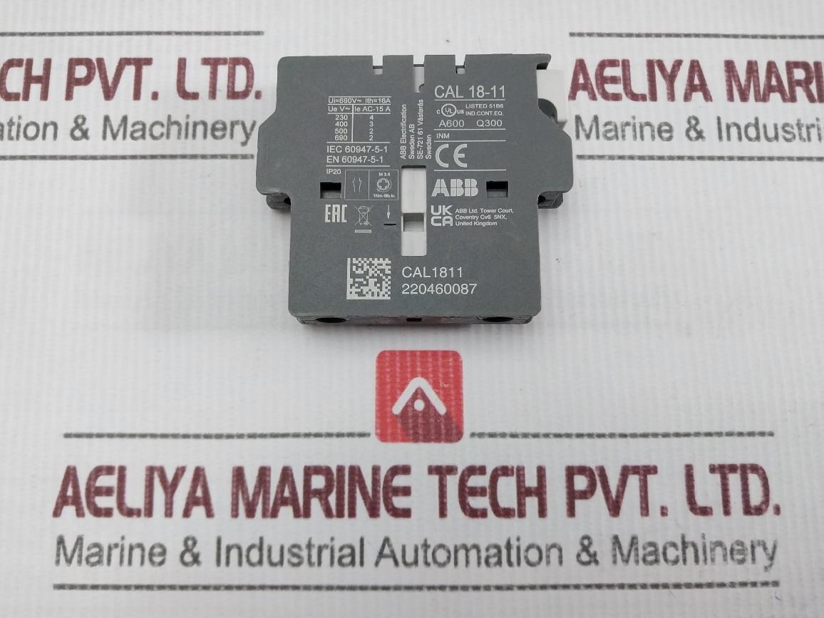 Abb Cal 18-11 Contact Block Ip20