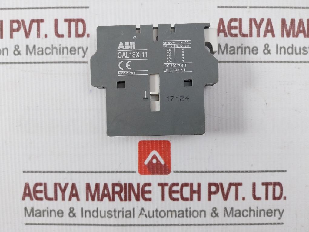 Abb Cal18X-11 Auxiliary Contact Block 16A/690V