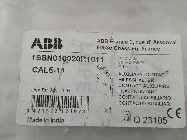 Abb 16A Auxiliary Contact Block Cal5-11