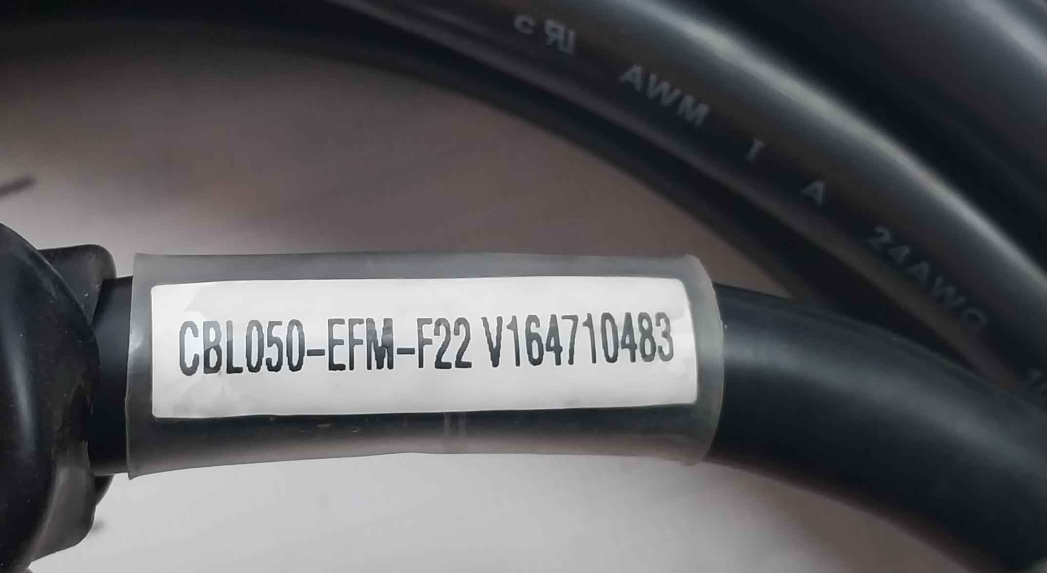 Abb Cbl050-efm-f22 Servo Drive Cable 24Awg Ft1 3Qcable Ms3057-12A 5 Meter