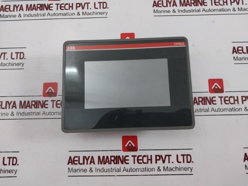 Abb Cp604 1sap504100r0001 Touch Screen Control Panel 24vdc 0.25a