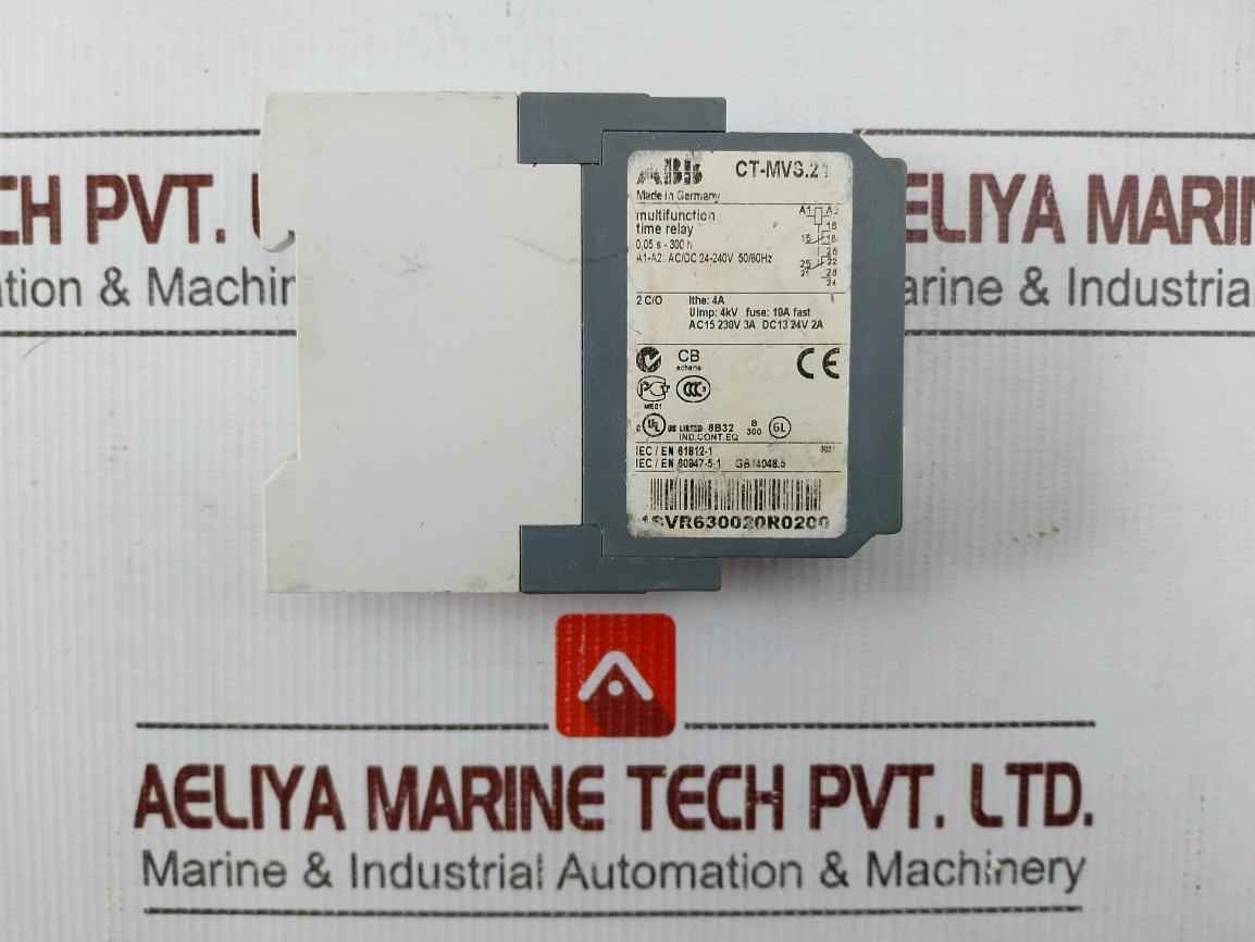 Abb Ct-mvs.21 Multifunction Time Relay Ac/Dc 24-240V 50/60Hz