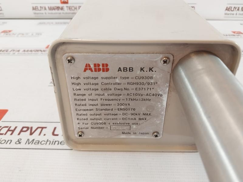 Abb Cu930B Robot High Voltage Electrostatic Spraying Generator 200Va En50176