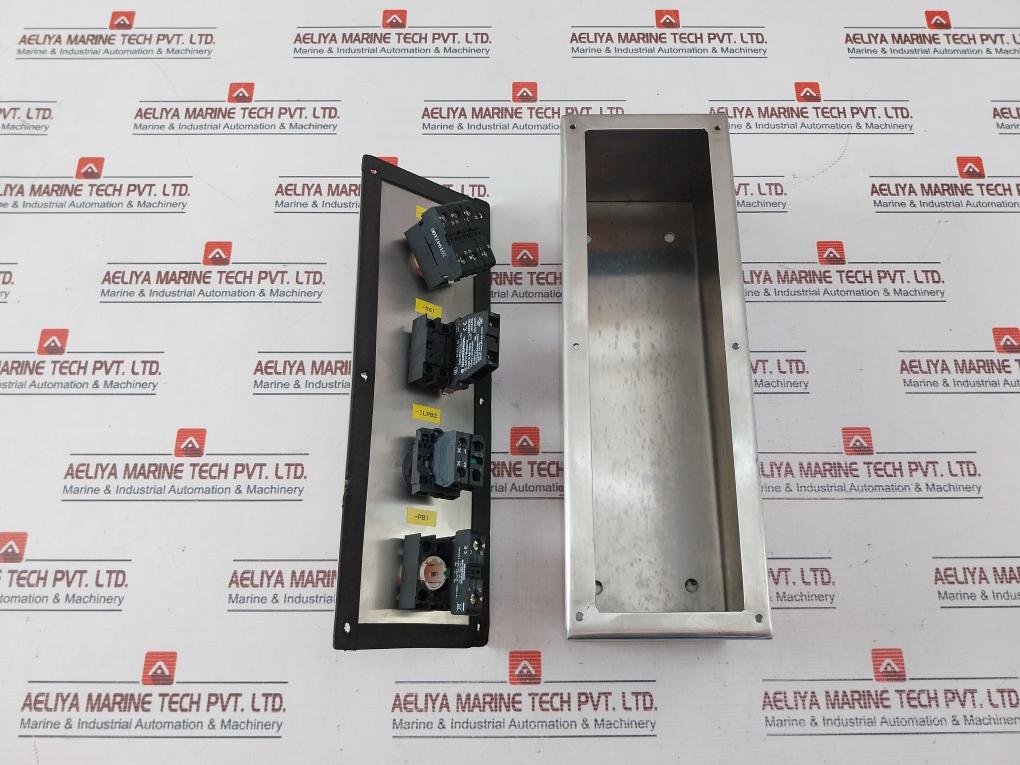 Abb De-42279 Stainless Control Box W/E?Stop Gate Access & Fault Reset Button