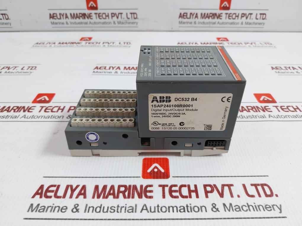Abb Digital Input/Output Module 24Vdc Dc532 B4