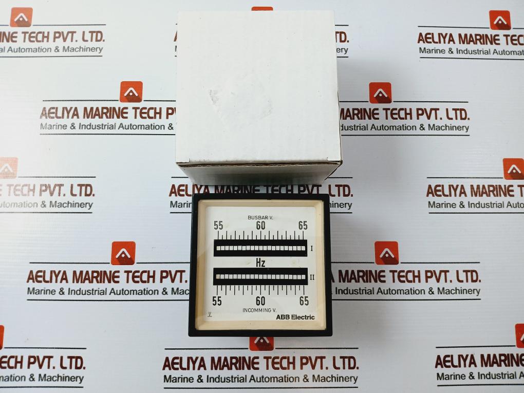 Abb Electric 55-65 HZ Frequency Meter 2 X 110V