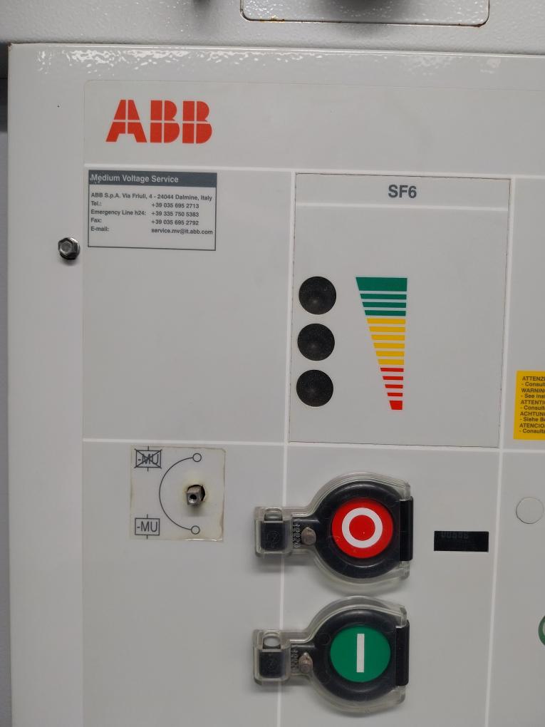 Abb Hd4/ 12.12.32 Mv Circuit Breaker Medium Voltage Gas Insulated Sf6