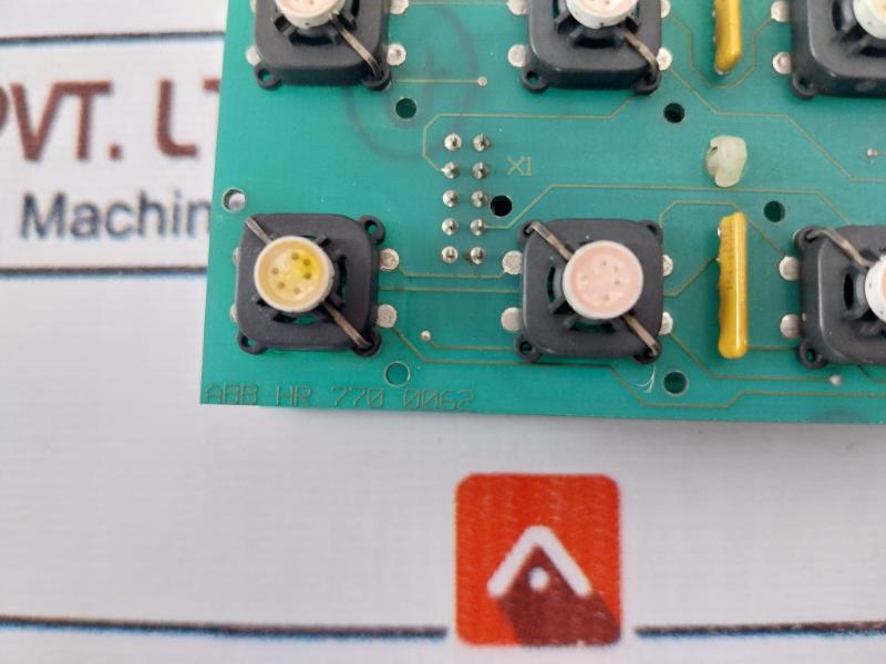 Abb Hr 770 0062 & Hr 770 0063 Pushbutton Switches Controller Pcb Module