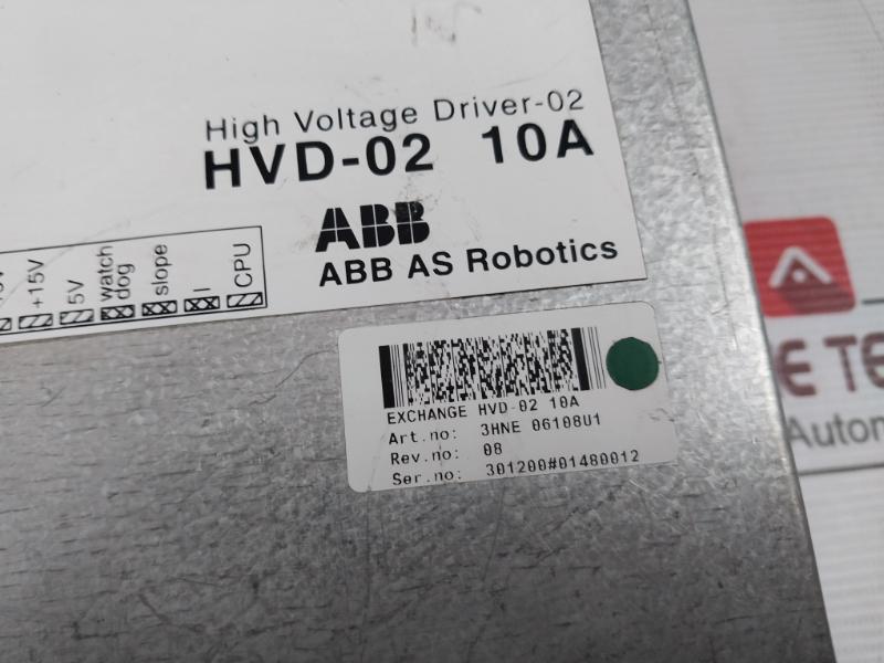 Abb Hvd-02 10A High Voltage Driver 3Hne 08391-1, 3Hne 00503-1