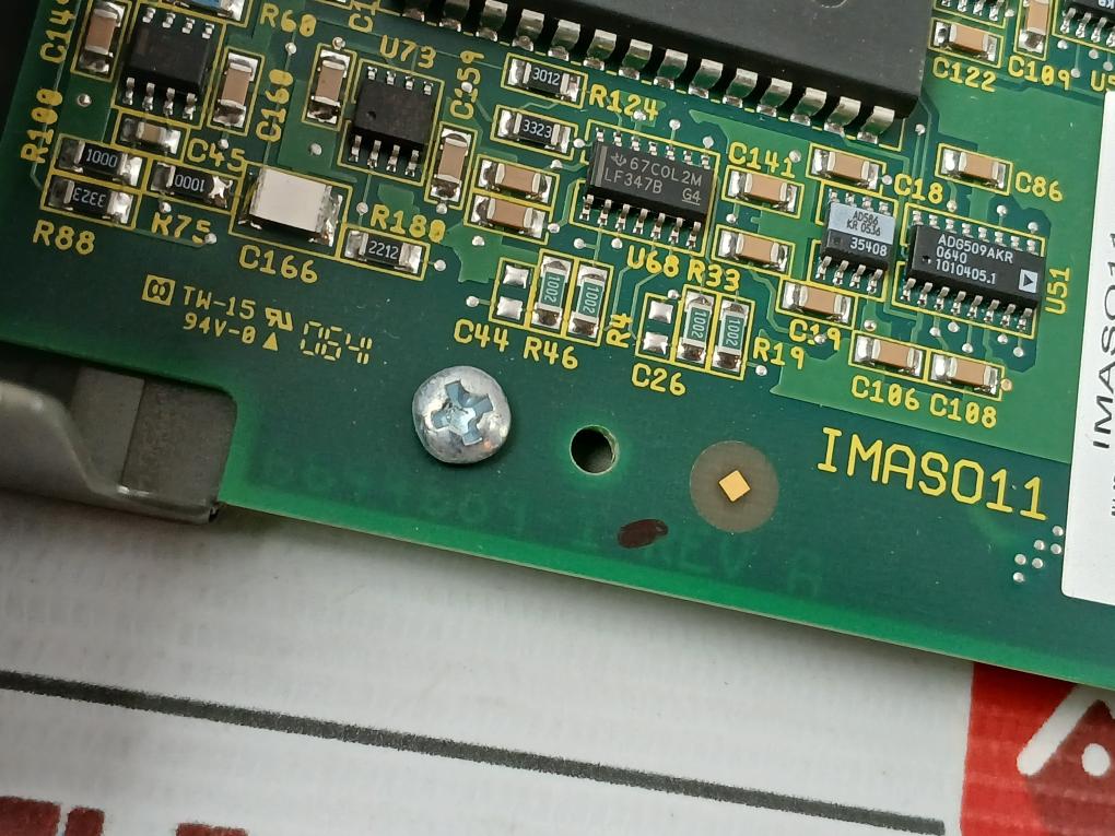 Abb Imaso11 Analog Output Module 24V 15Va Rev: A 6644689A1