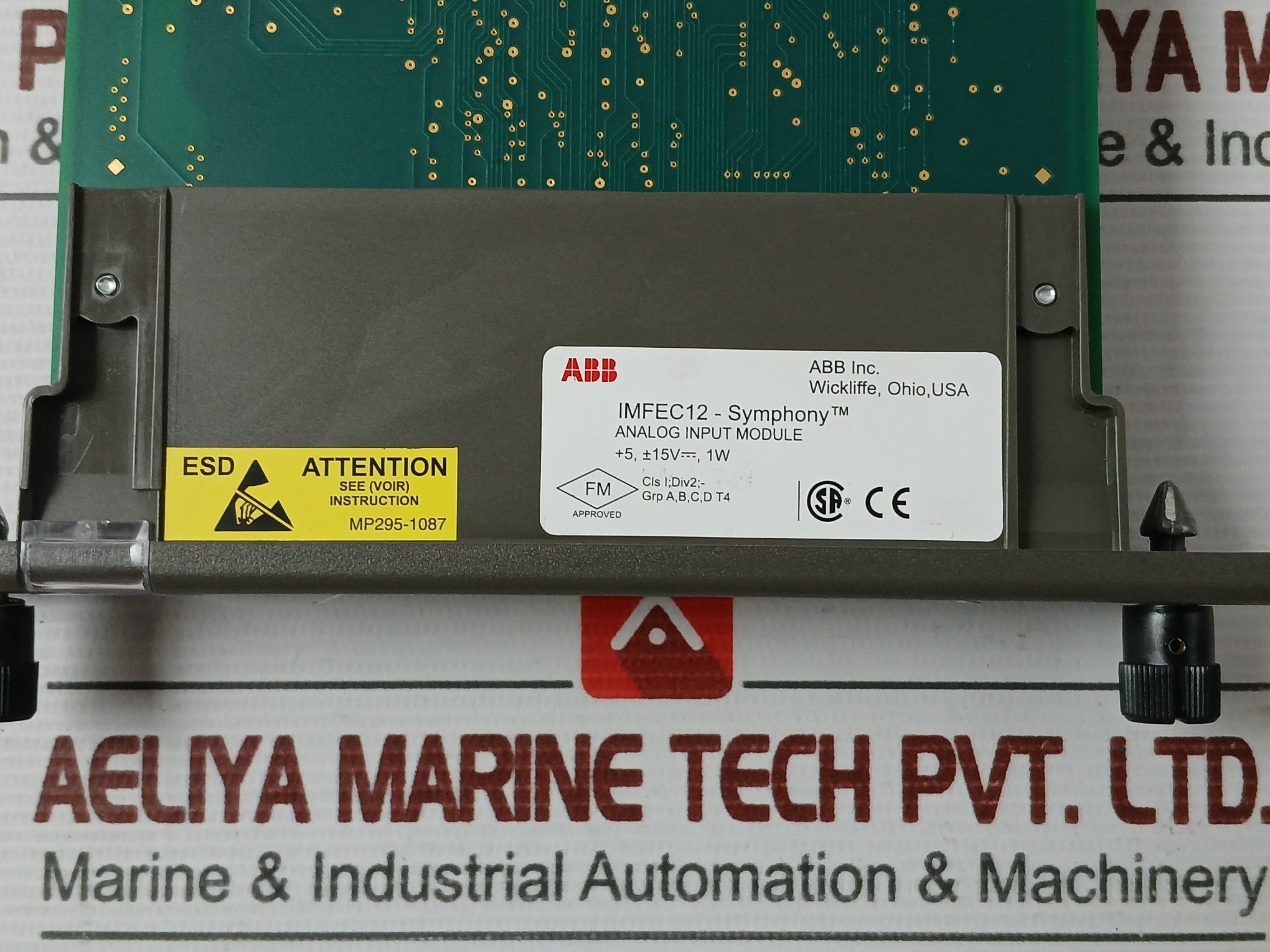 Abb Imfec12 Analog Input Module Rev D