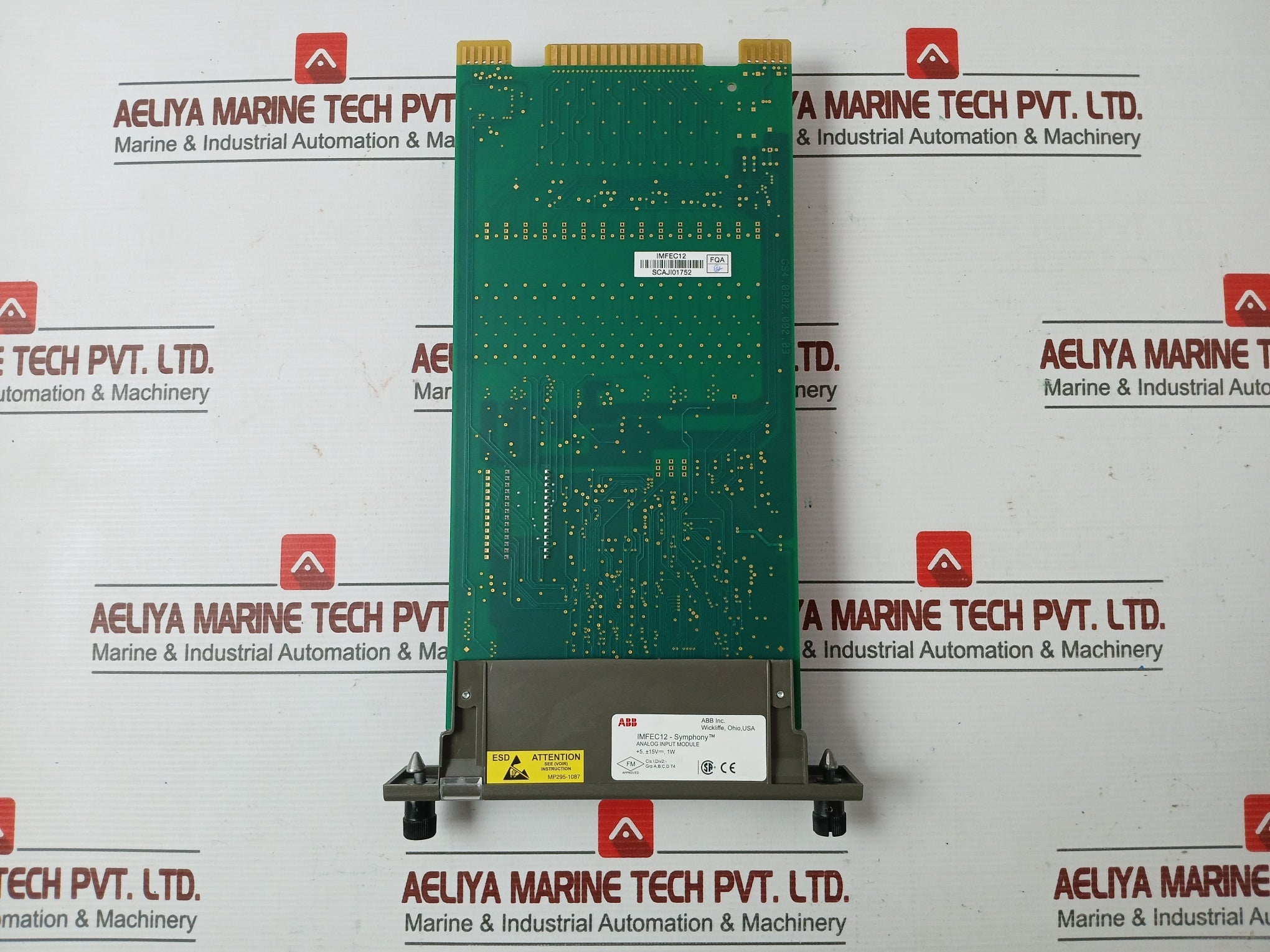 Abb Imfec12 Analog Input Module Rev D