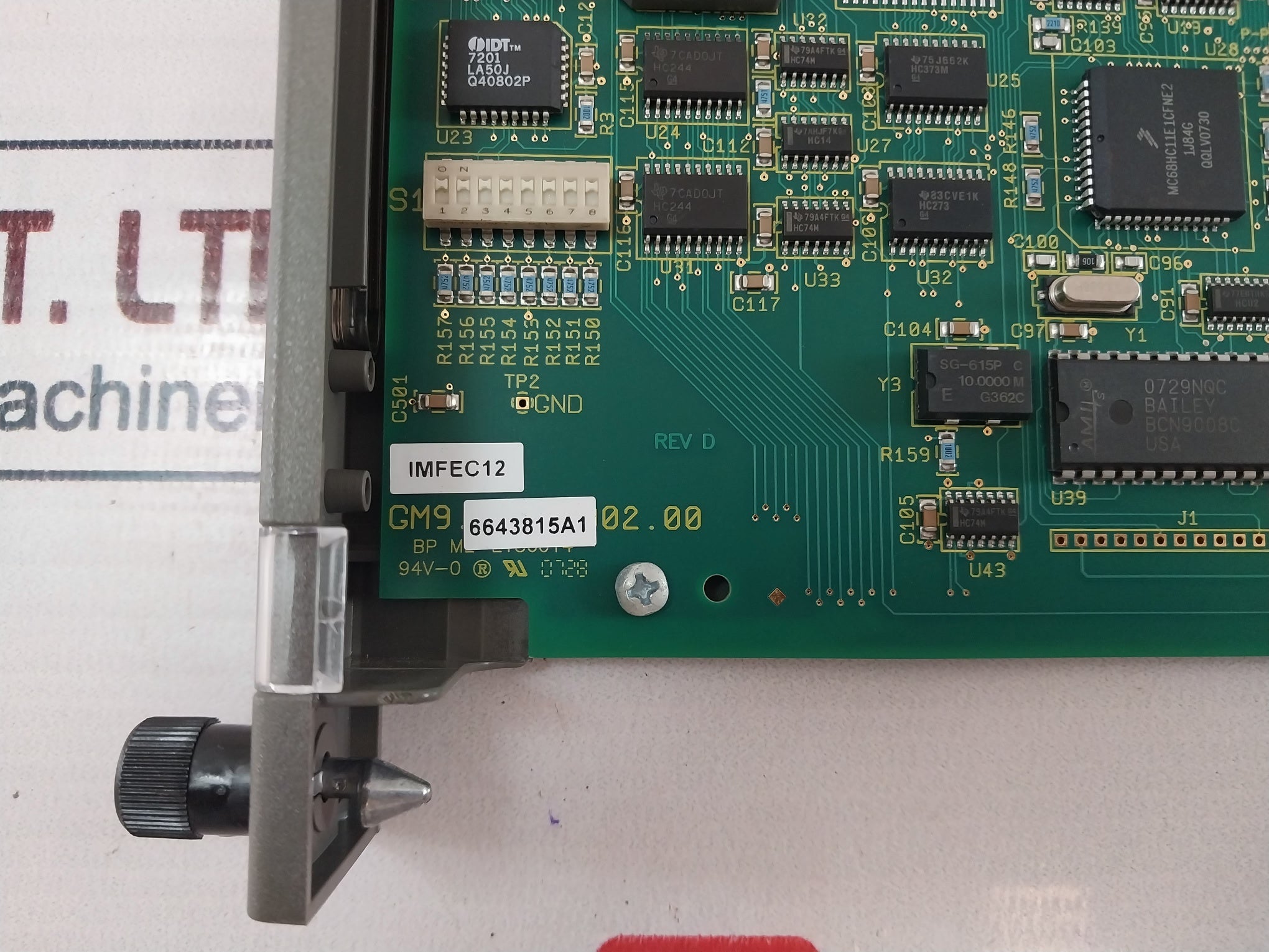 Abb Imfec12 Symphony Analog Input Module Rev D