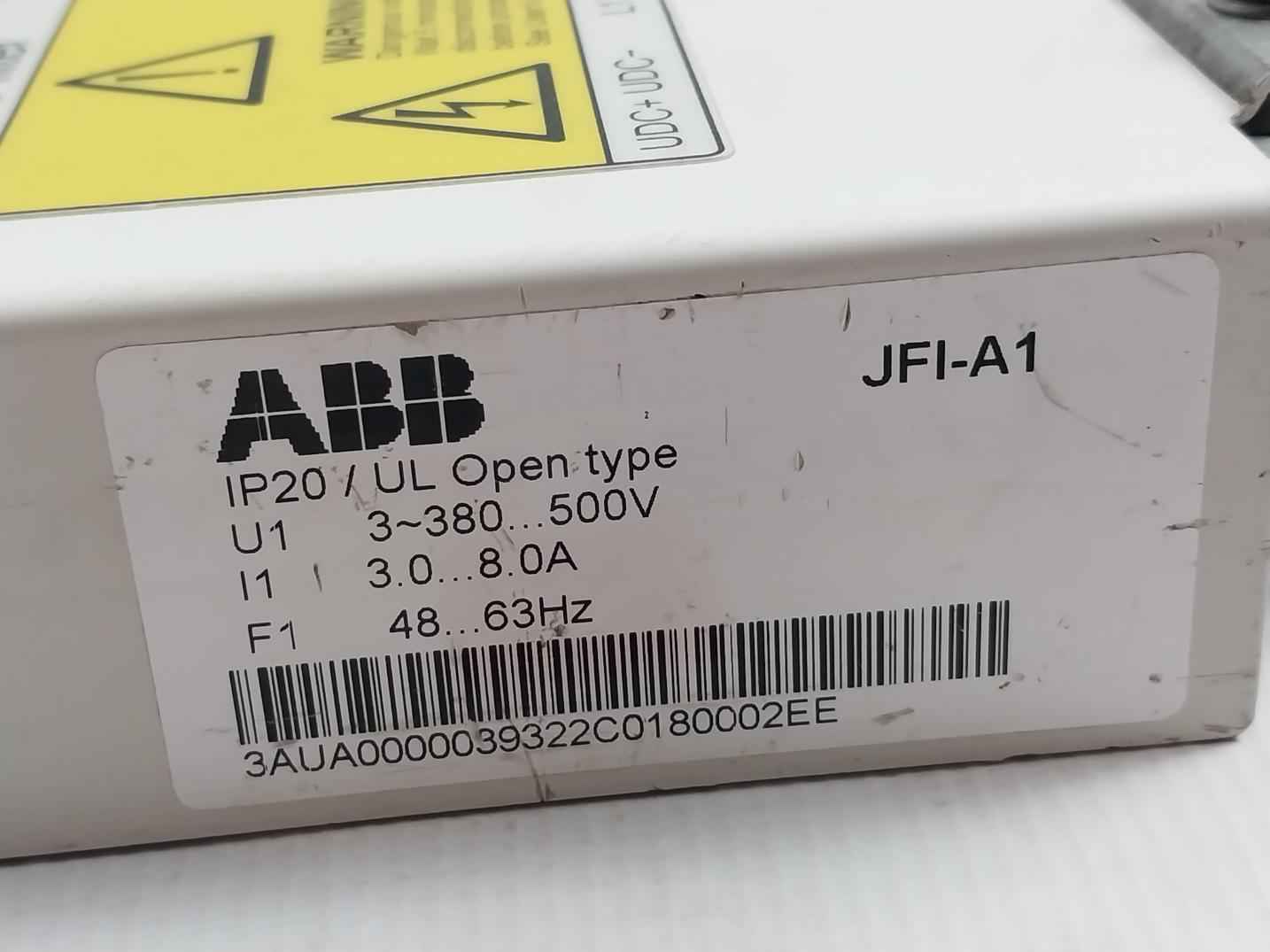 Abb Jfi-a1 Emc Filter 380-500V 48-63Hz 3Aua0000039322C0180002Ee