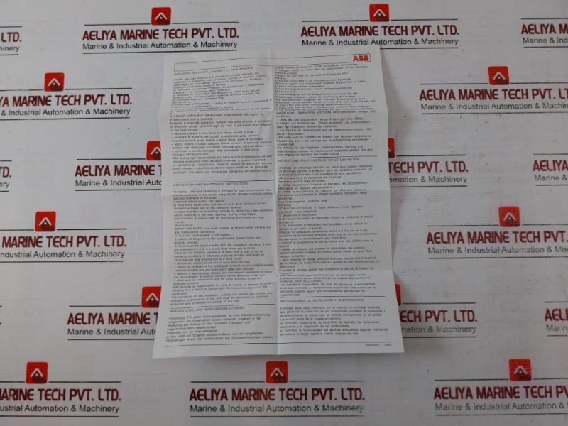 Abb Mccb A1A 125 Case Circuit Breaker Kit En/Iec 60947-2 550 Vac/250 Vdc 50-60Hz