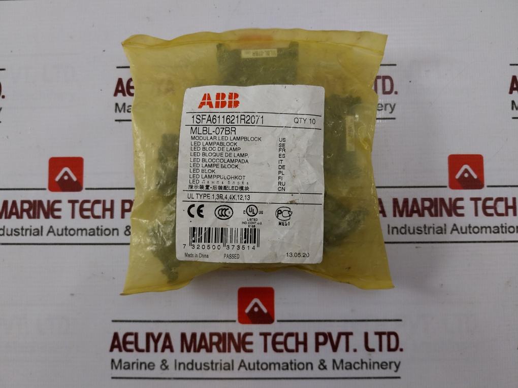 Abb Mlbl-07Br Modular Led Lamp Block/Control Device 230V Ac 10Ma