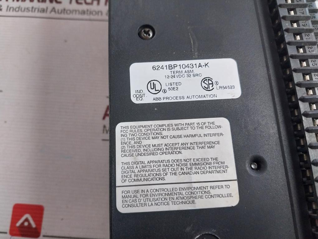 Abb Mod 300 Input Output Plc Source Module 6241Bp10411 6241Bp10431A-k