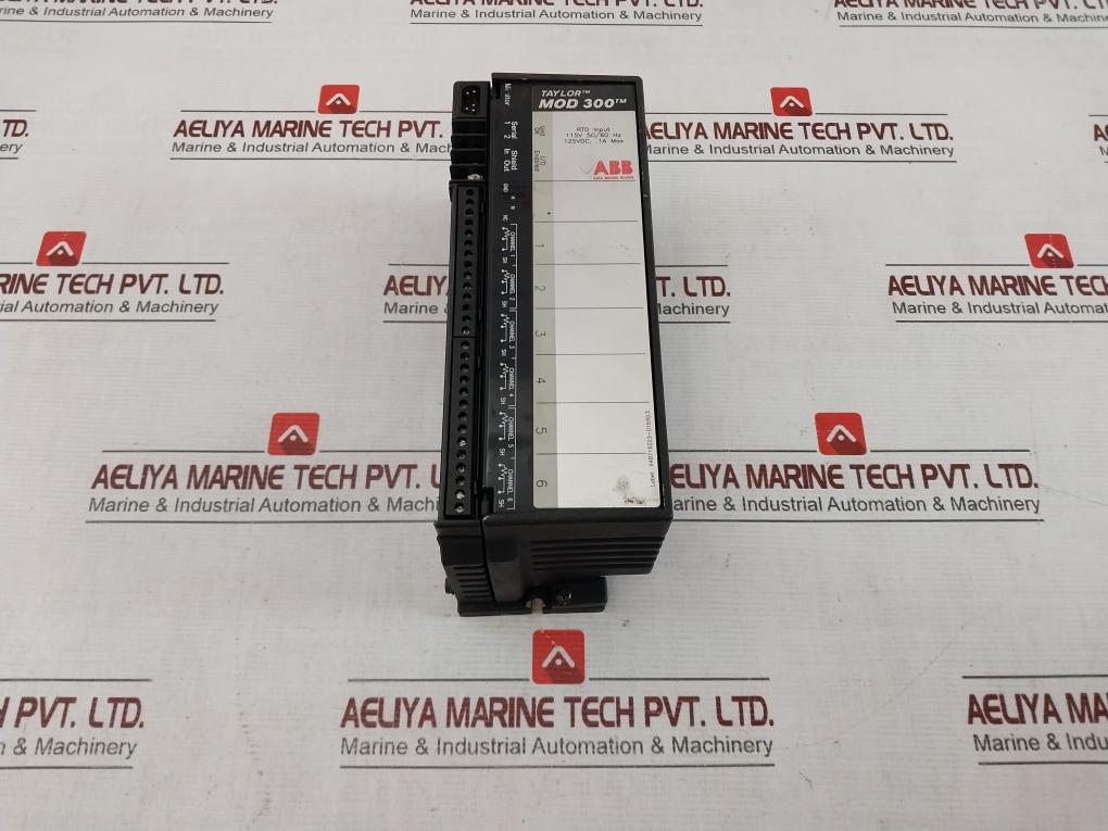 Abb Mod 300 Rtd Input Module 115V Ac 50/60Hz 125Vdc 0.1A