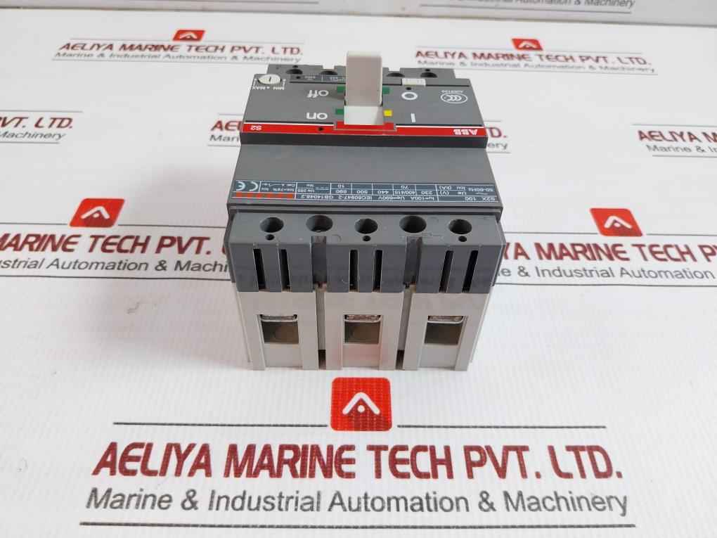 Abb Moulded Case Circuit Breaker 3P 690V 50-60Hz Part No S2X 100 R63 3P F Fc