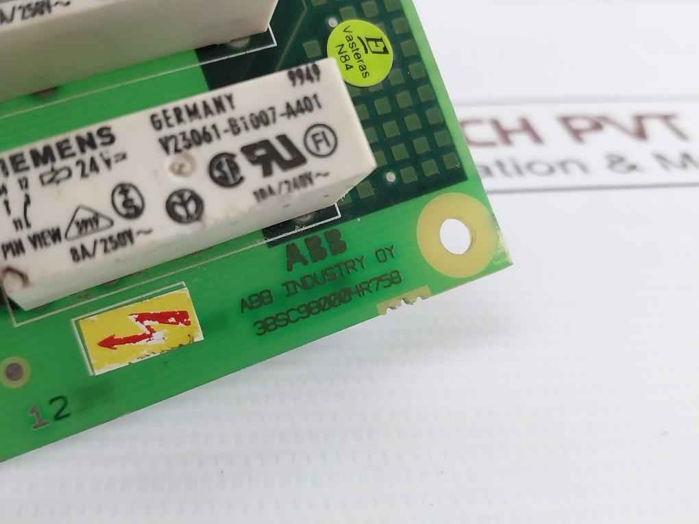 Abb Nioc-01 Printed Circuit Board Card 3Bse005735R1 Mlv0-c Rev: L 94V0