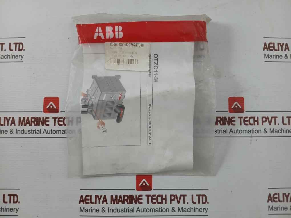 Abb Ot160E04C Manual Change-over Switch Unit 4P 415V 160A Ac-31B
