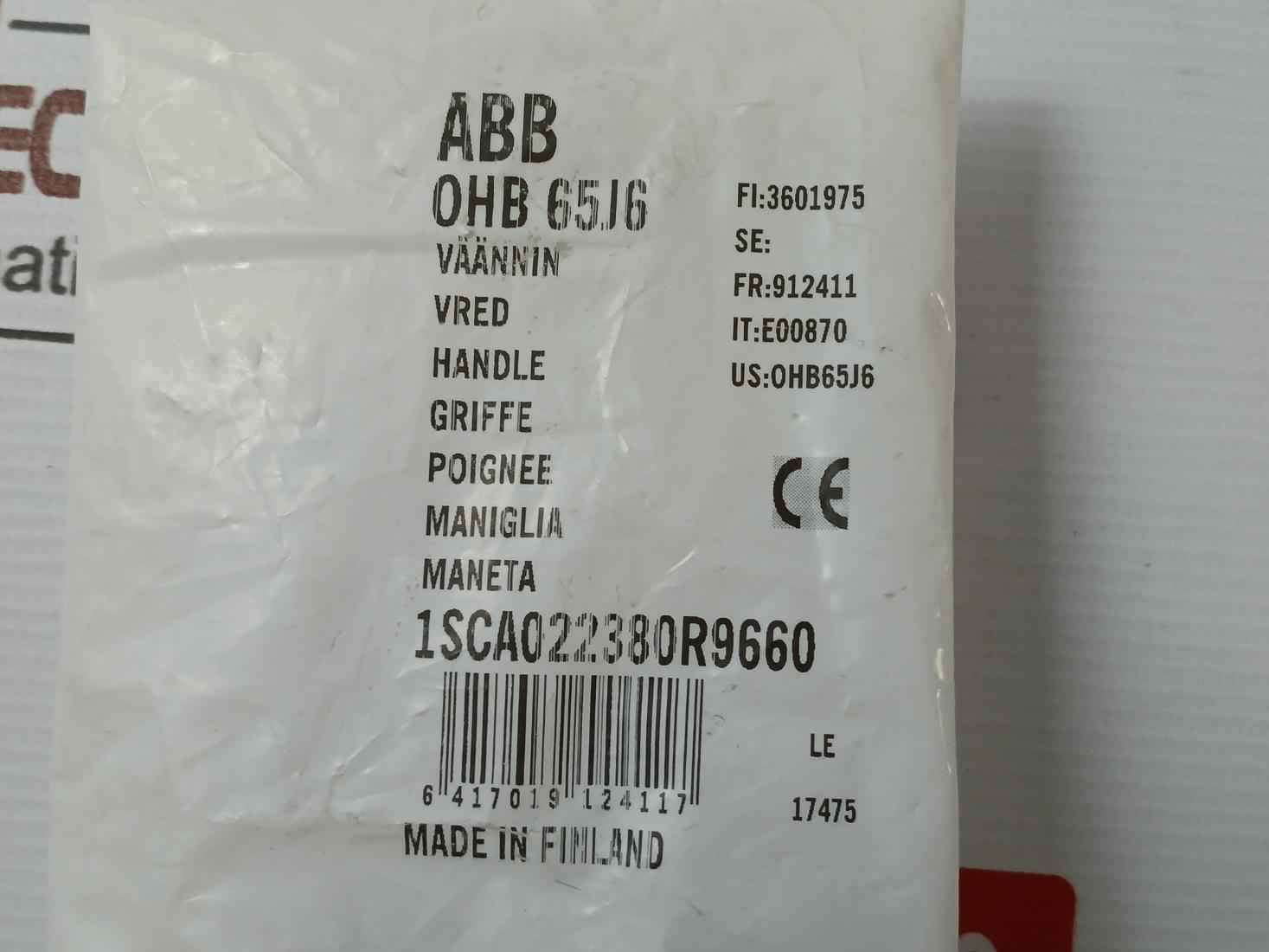 Abb Ot160G03 General Purpose Switch 50-60Hz