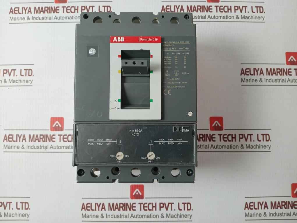 Abb P3S 630 Formula Dsp Circuit Breaker Iec60947-2 50-60Hz 2-pole 630A