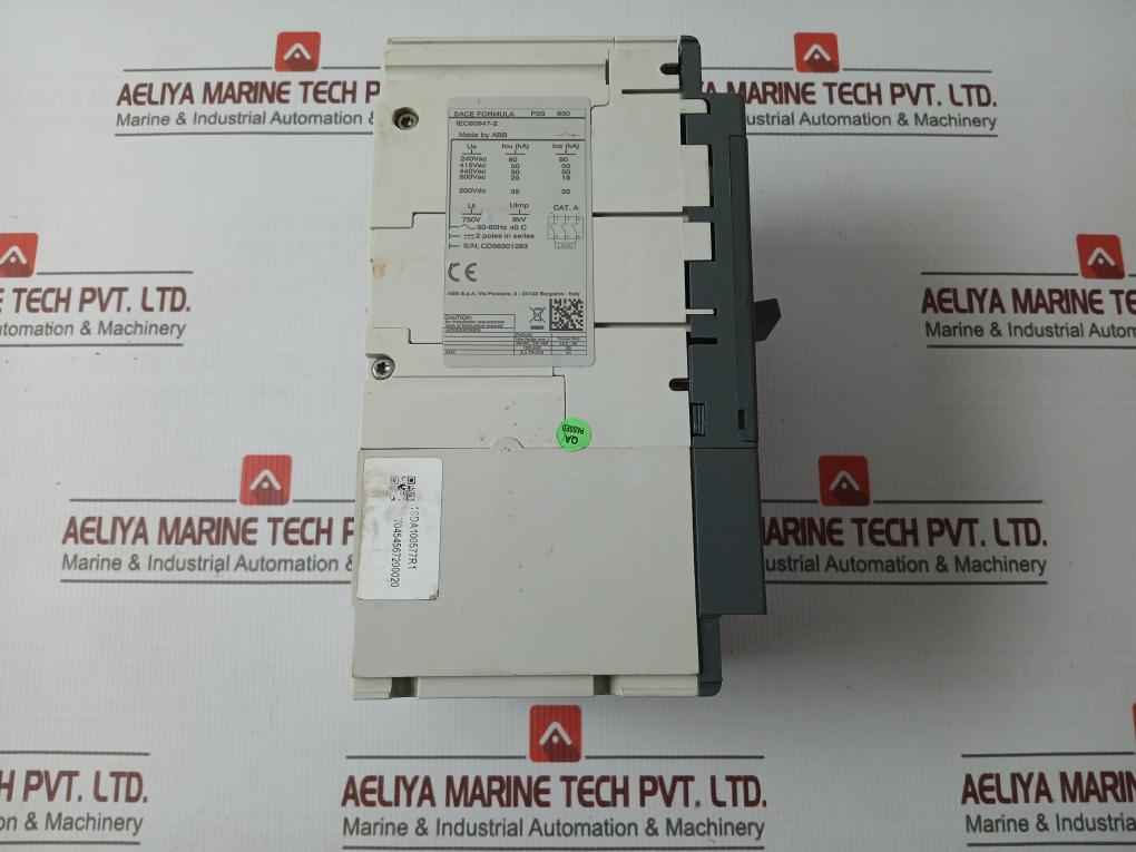 Abb P3S 630 Formula Dsp Circuit Breaker Iec60947-2 50-60Hz 2-pole 630A