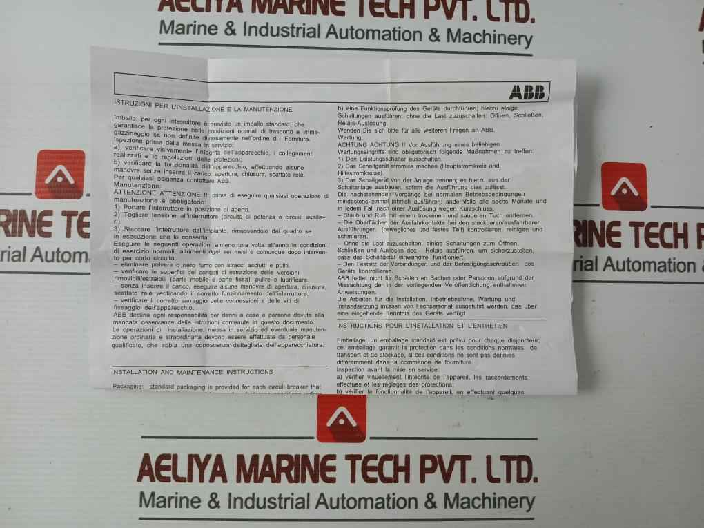 Abb Ra2896/801 Installation Kit