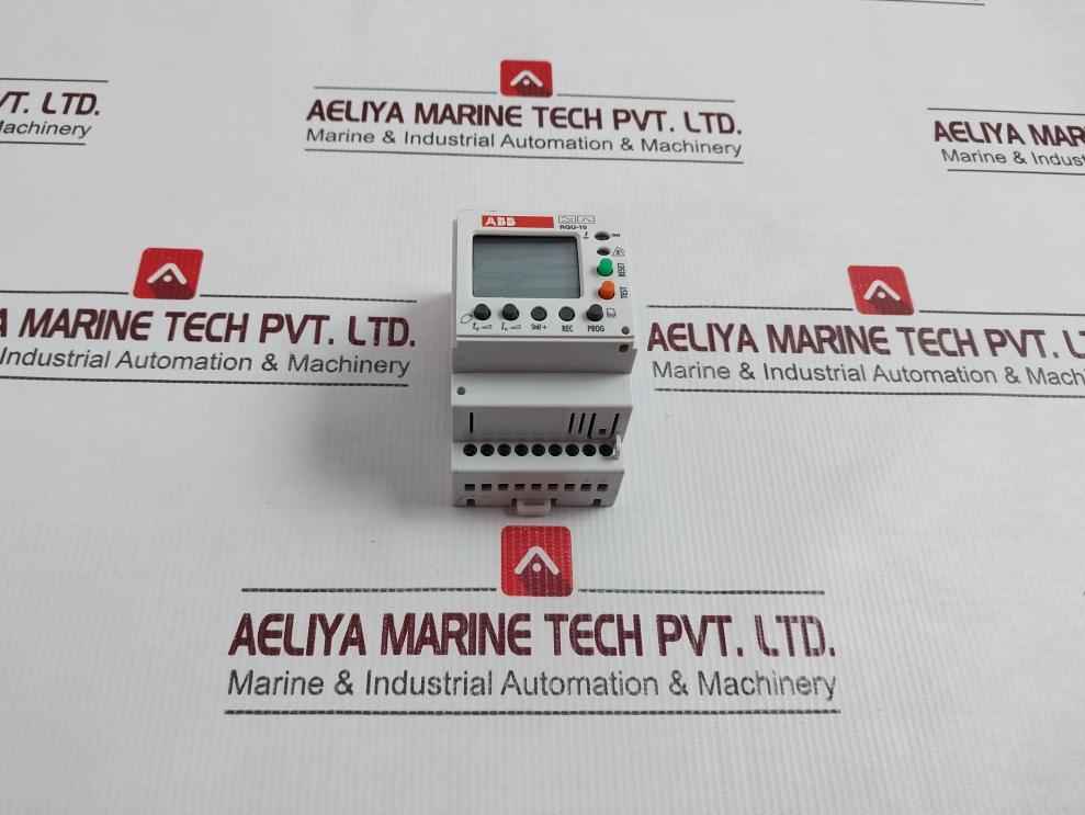 Abb Rgu-10 Electronic Earth-leakage Protection Relay 110-230 V 0.7W