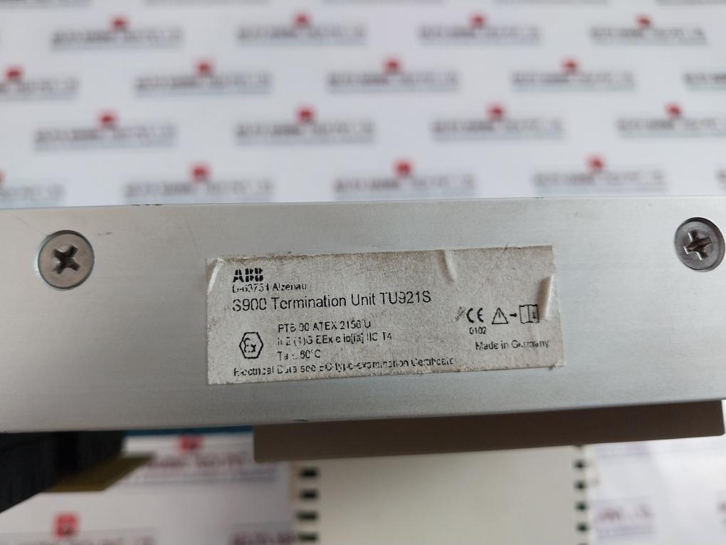 Abb S900,Ci920As,Ai910S,Ao910S,Ip920,Dx910S,Do910S Terminal Unit Tu921S