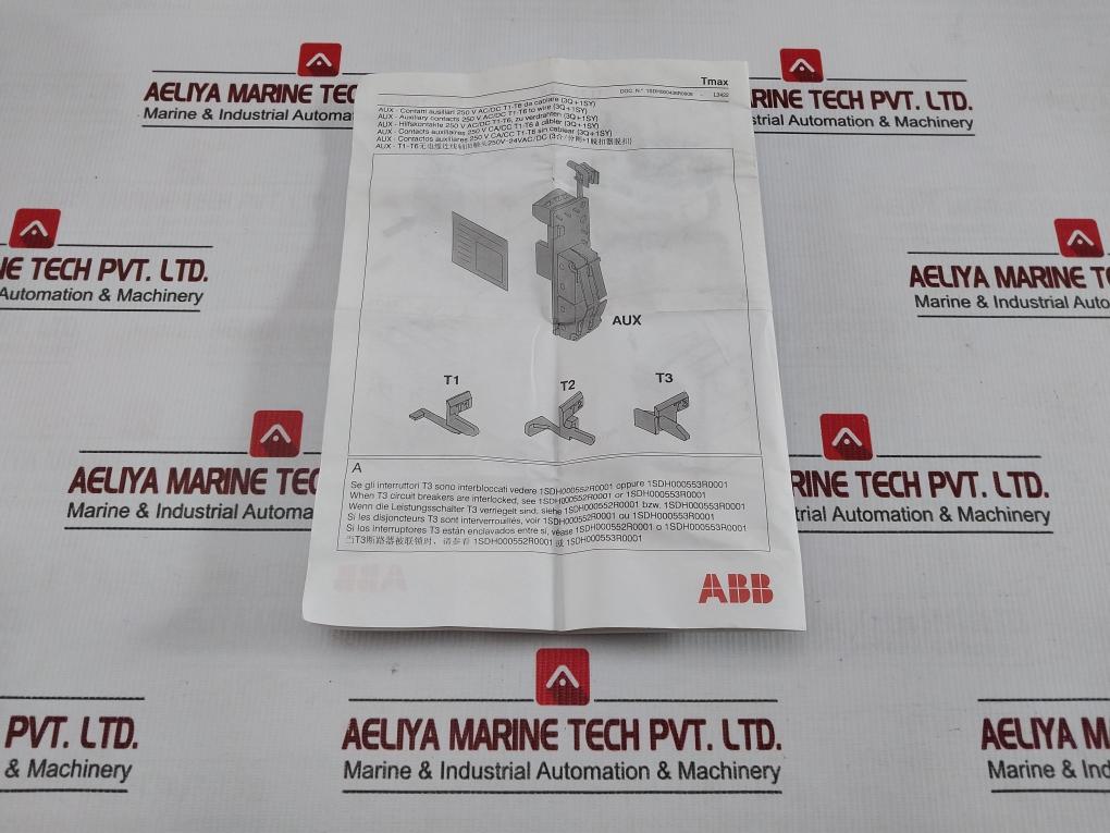 Abb Sace Auxiliary Contact Accessory Kit 1Sda051369R1