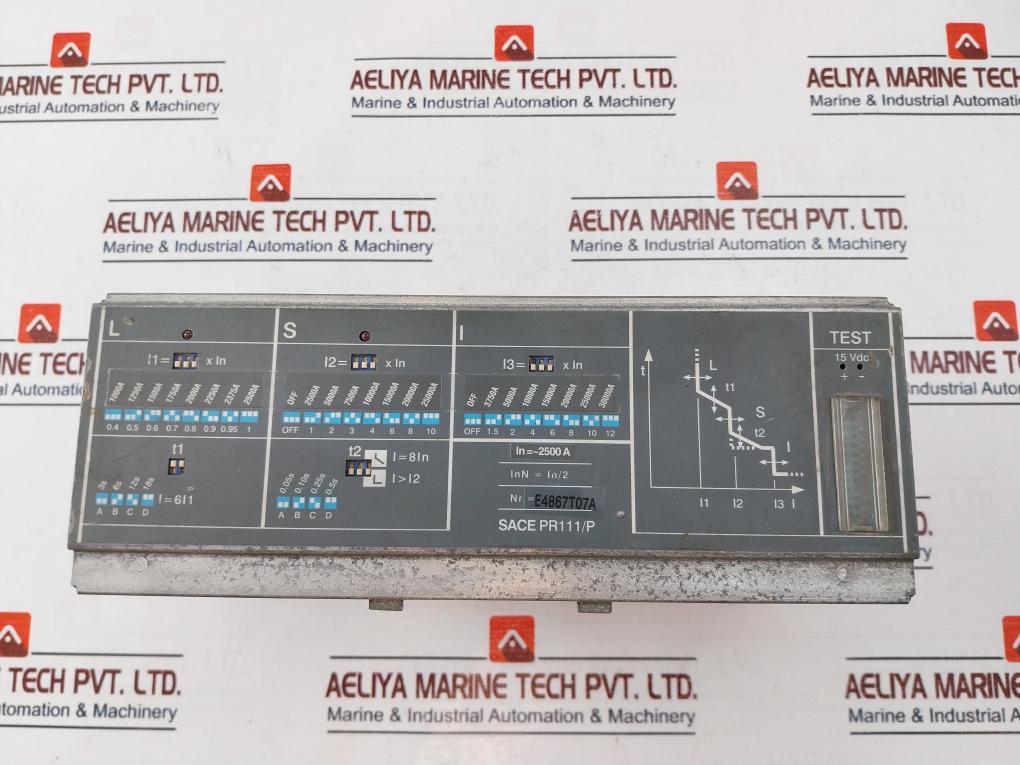 Abb Sace Pr111/P Overcurrent Release Protection Unit, 15 Vdc
