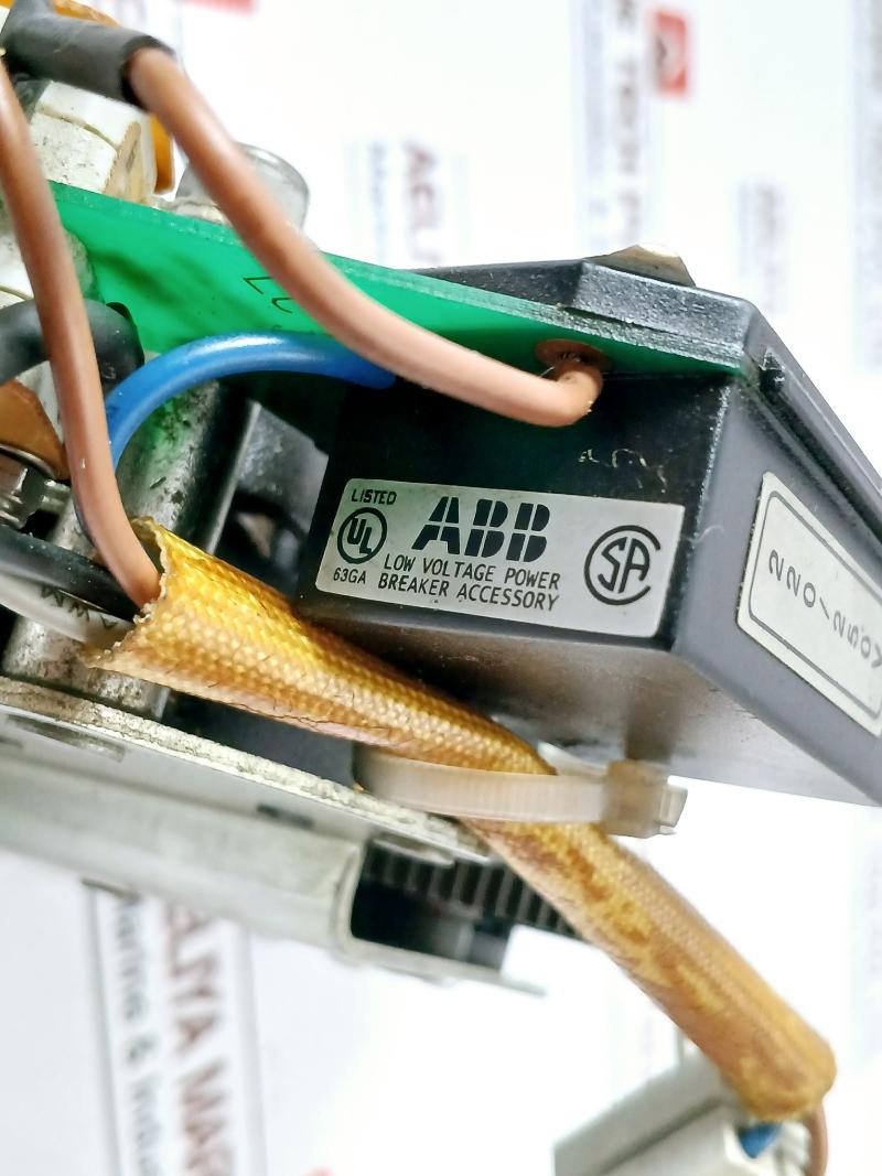 Abb Sace S.P.A. 220/250V Cc/Ca Low Voltage Power Breaker Accessory 630 Ma