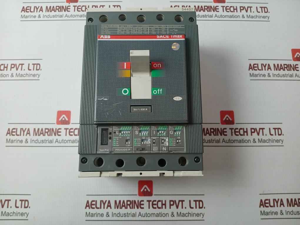 Abb T5S 630 Sace Tmax Circuit Breaker 50-60Hz 3P Ra1609809 B2141-13
