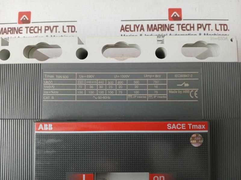 Abb Tmax T6N 630 Sace Tmax Moulded Case Circuit Breaker Iec 60947-2 1000V