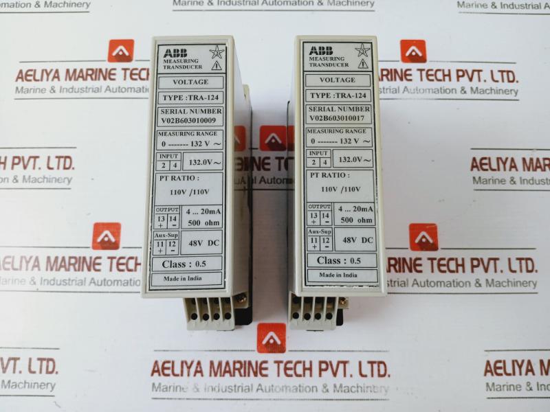 ABB TRA-124 Measuring Transducer Voltage 0-132V