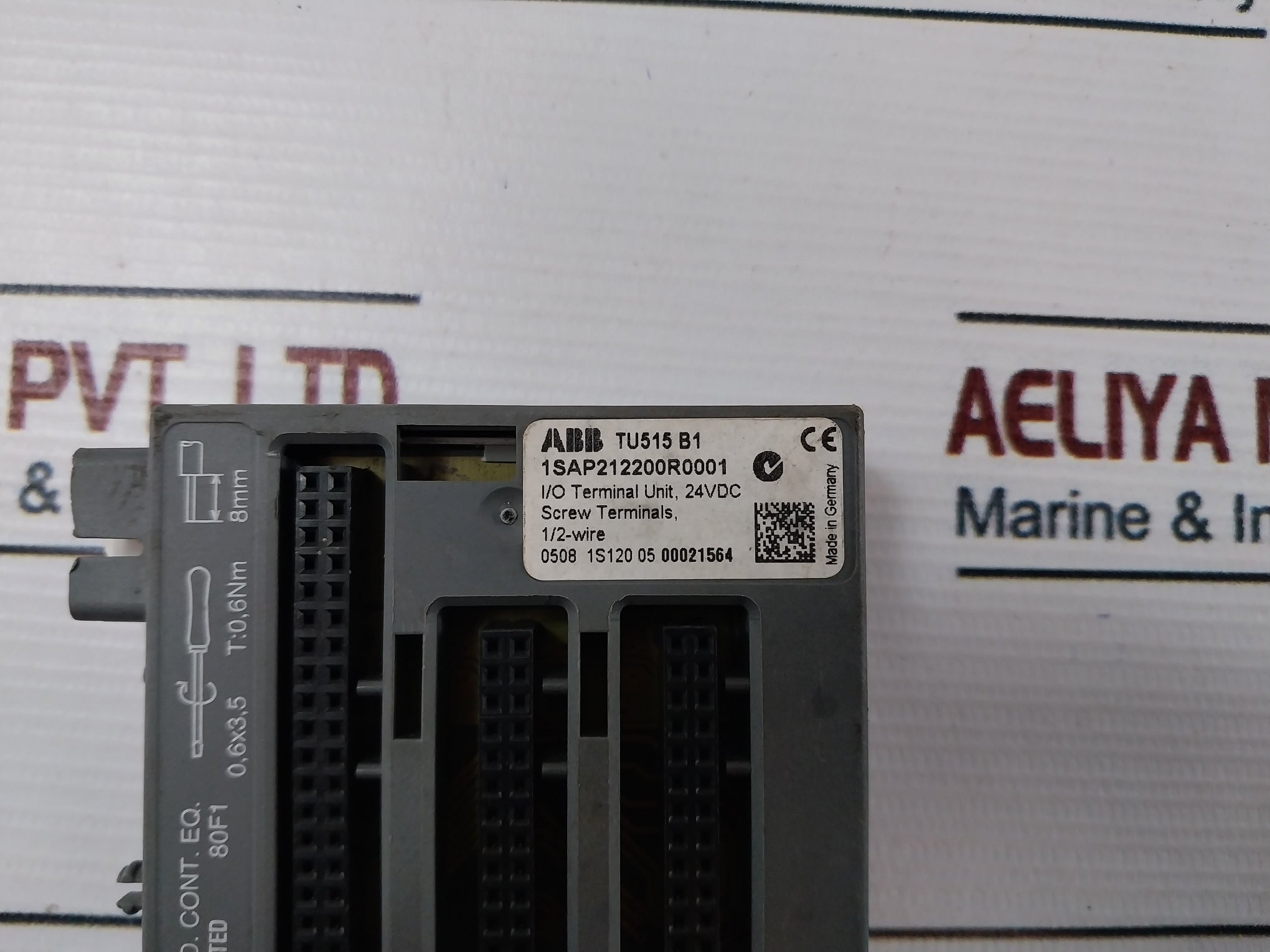 Abb 1Sap212200R0001 I/O Terminal Unit 24V Dc
