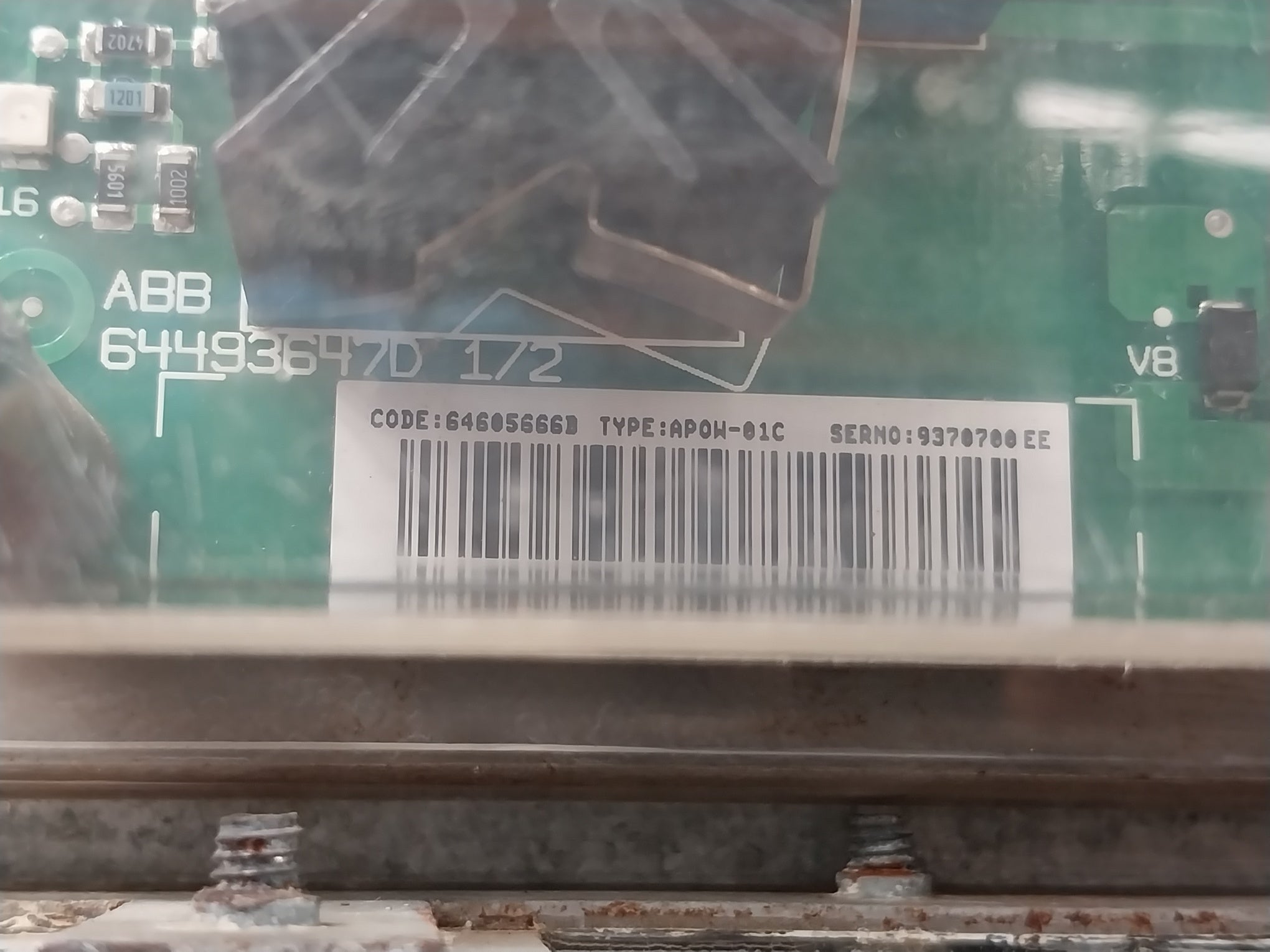Abb Acs800-104-0580-7+E205+V991 Inverter Drive Module 68685192 Ip00 709–976 Vdc