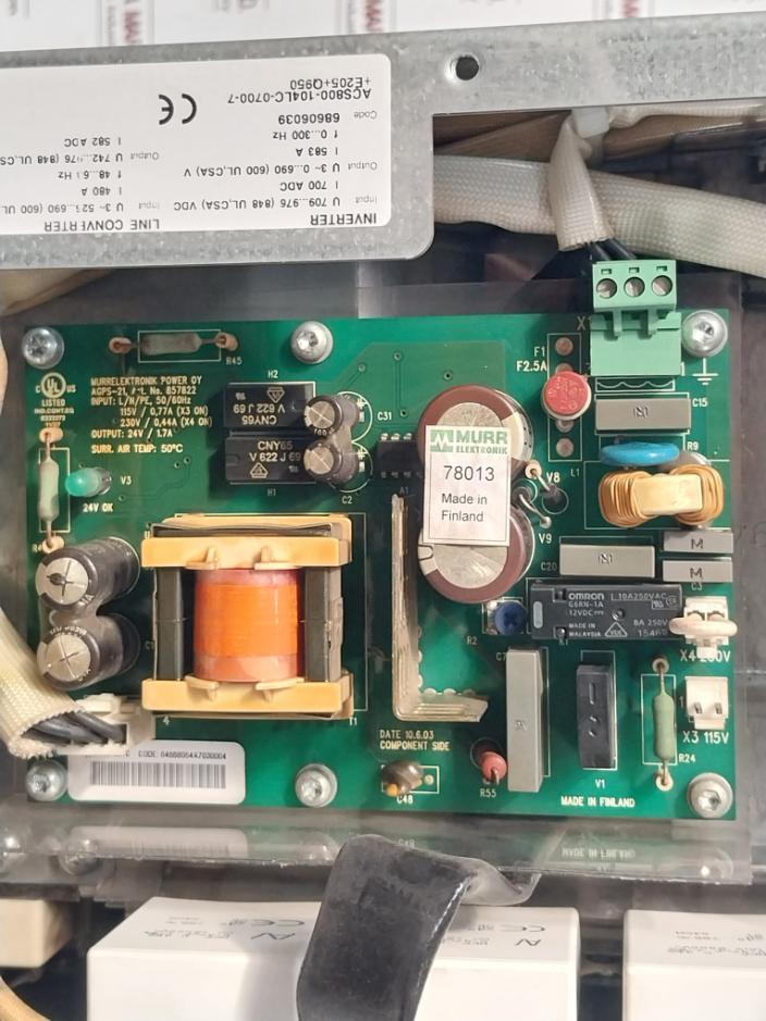 Abb Acs800-104Lc-0700-7+E205+Q950 Inverter Drive 68606039 525-690 Vac 480 A
