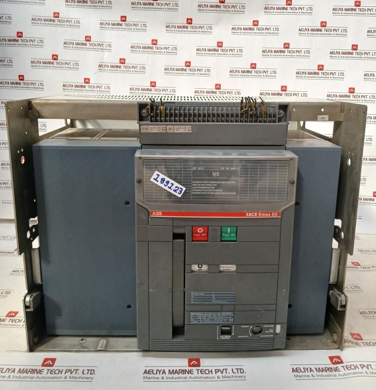 Abb Sace E4S/Ms 40 Emax E6 Circuit Breaker 4000A 690V 12 Kv Iec 60947-3 50/60 Hz