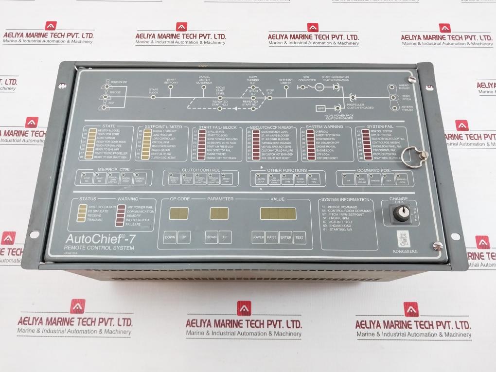 Ac7 Ecr Kongsberg 24Vdc Autochief 7 Control Room Unit For Remote Control System