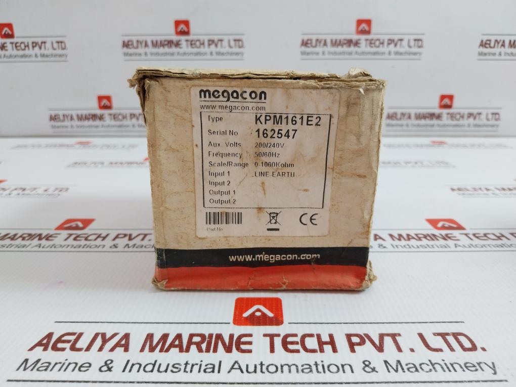Ac Insulation Monitor Guard 200/240V 50/60Hz 0-1000Kohm Megacon Kpm161E2