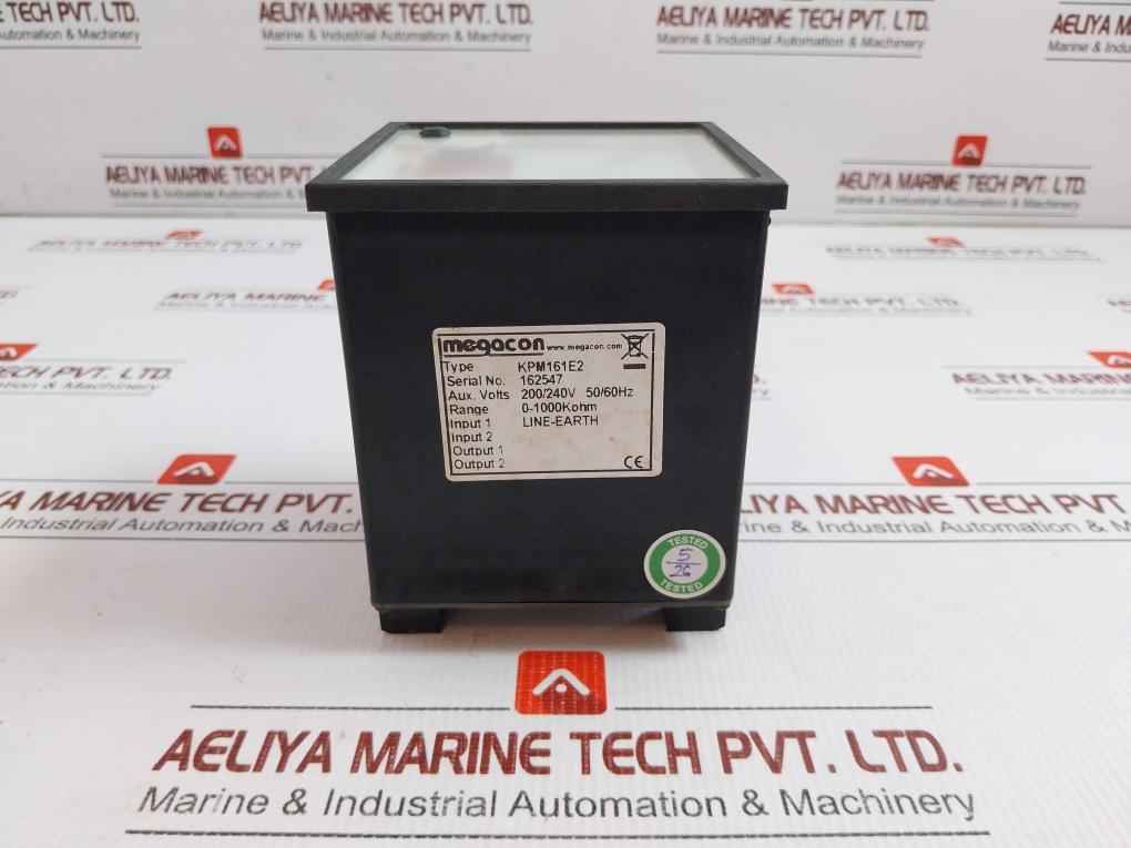 Ac Insulation Monitor Guard 200/240V 50/60Hz 0-1000Kohm Megacon Kpm161E2